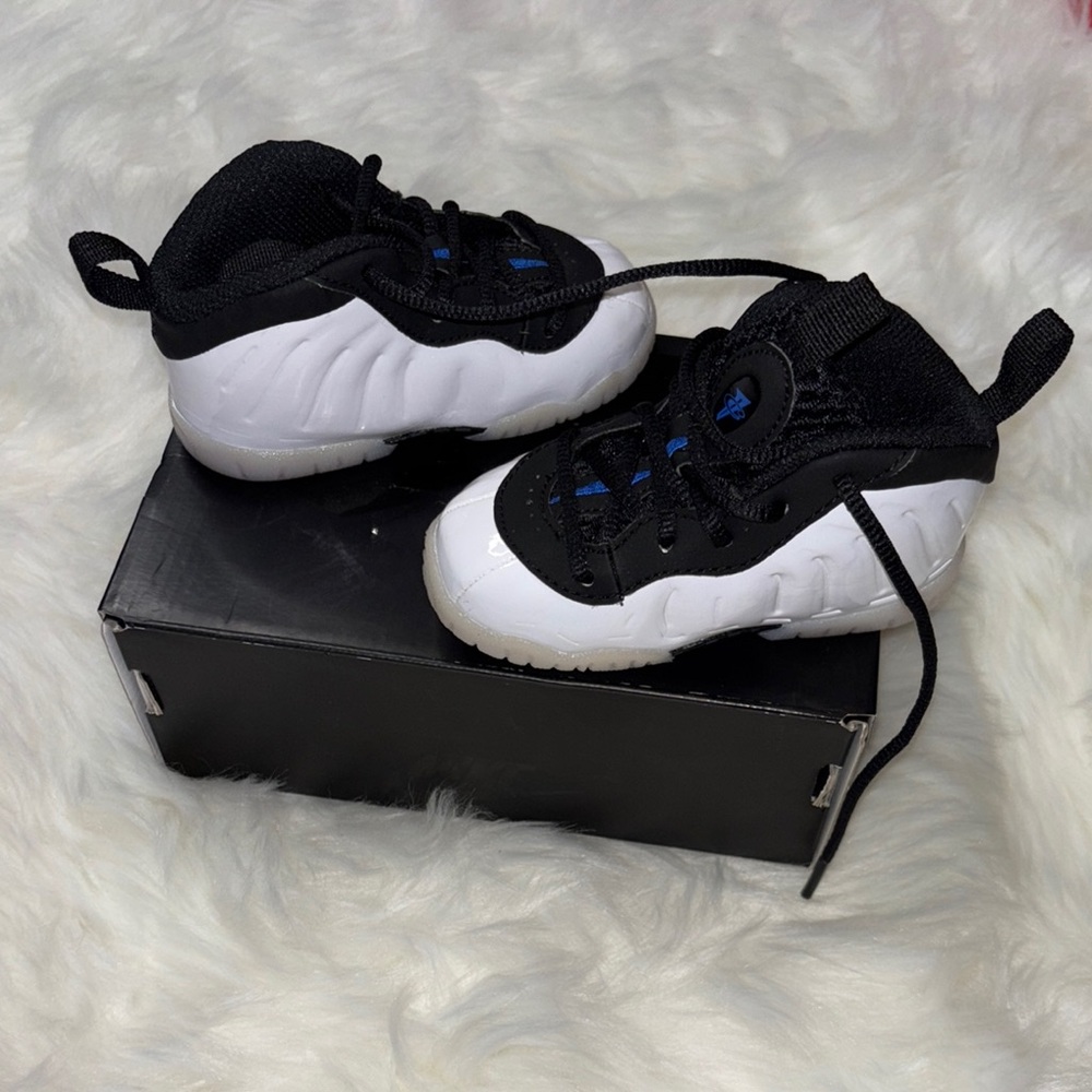 Nike Little Posite One (Black/Blue/White)